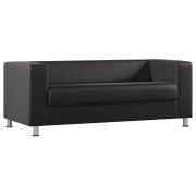 Диван Everprof Wilson трехместный Экокожа Черный