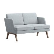 Диван Everprof Marko двухместный Ткань Серый Темное дерево