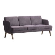 Диван Everprof Marko трехместный Ткань Коричневый Темное дерево