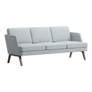 Диван Everprof Marko трехместный Ткань Серый Темное дерево