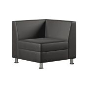 Модуль Everprof Monro угловой Экокожа Черный