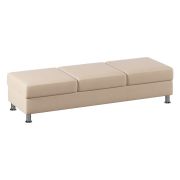 Пуф Everprof Monro трехместный Экокожа Бежевый