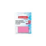 Закладки клейкие Z-сложения неоновые розовые BRAUBERG ZigZag, 45х25 мм, 50 шт., в диспенсере, 116680