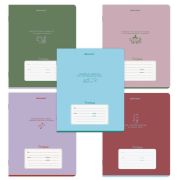 Тетрадь 18л. BRAUBERG линия, обложка картон, PHRASES, 107785