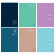 Тетрадь А4 80 л. STAFF College скоба, клетка, офсет №2 ЭКОНОМ, обложка картон, ОДНОТОННЫЙ МИКС, 405616