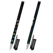 Ручка шариковая с принтом FUNSTER (ФАНСТЕР) STICK «BLACK CAT», СИНЯЯ, SOFT TOUCH покрытие, узел 0,7 мм, линия 0,35 мм, 144391