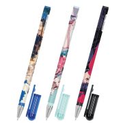 Ручка шариковая с принтом FUNSTER (ФАНСТЕР) STICK «ANIME», СИНЯЯ, SOFT TOUCH покрытие, узел 0,7 мм, линия 0,35 мм, 144392