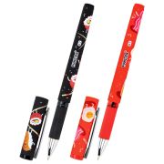 Ручка шариковая с грипом FUNSTER (ФАНСТЕР) GRIP «TASTY FOOD», СИНЯЯ, пишущий узел 0,7 мм, линия письма 0,35 мм, 144394