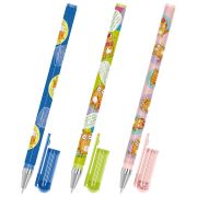 Ручка шариковая с принтом FUNSTER (ФАНСТЕР) STICK «КОТ-ЭНТУЗИАСТ», СИНЯЯ, SOFT TOUCH покрытие, узел 0,7 мм, линия 0,35 мм, 144398