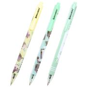 Ручка шариковая автоматическая с принтом, кросс-серия «МИЛЫЕ КОТЫ», BRAUBERG, корпус soft-touch, СИНЯЯ, узел 0,7 мм, линия 0,35 мм, 144479