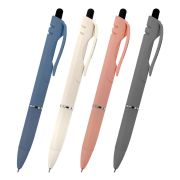 Ручка шариковая автоматическая с грипом BRAUBERG «MORANDI COLOR», СИНЯЯ, пишущий узел 0,5 мм, линия письма 0,3 мм, 144494