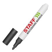 Маркер стираемый для белой доски ЧЕРНЫЙ, STAFF «BASIC» WBM-200, 1-3 мм, 152638