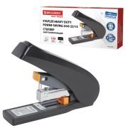 Степлер ЭНЕРГОСБЕРЕГАЮЩИЙ МОЩНЫЙ №24/6-23/13 BRAUBERG «Easy Press», до 100 листов, БЕЗ УСИЛИЙ, 224350