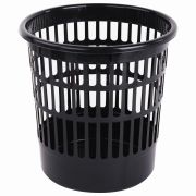 Корзина для бумаг STAFF «Basic» сетчатая, 9,5 л, черная, 237915