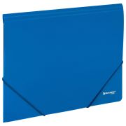 Папка на резинках А4 BRAUBERG UNIVERSAL, синяя, до 300 листов, 0,5 мм, 273037