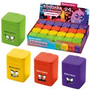 Точилка кросс-серия «МОНСТРИКИ», с контейнером, корпус ассорти, BRAUBERG, 273235