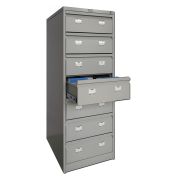 Шкаф картотечный ПРАКТИК «AFC-07», 1327х515х631мм, 7 ящиков под формат А5 (210х149 мм), формат папок Foolscap или A4 (БЕЗ ПАПОК)