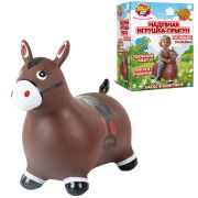 Попрыгун надувной «Лошадка», 57х28х50 см, ПВХ, насос, JOLLY JOT (ДЖОЛЛИ ДЖОТ), 666123