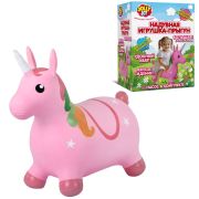 Попрыгун надувной «Единорог», 64х28х54 см, ПВХ, насос, JOLLY JOT (ДЖОЛЛИ ДЖОТ), 666128