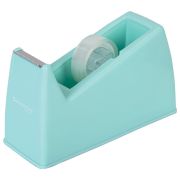 Диспенсер для клейкой ленты шириной до 26 мм, МЯТНЫЙ (лента в подарок!), утяжеленный большой, BRAUBERG, 701461