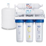 Фильтр для воды с баком в комплекте БАРЬЕР «ПРОФИ Осмо 100», обратный осмос, 5 ступеней, бак 12 л, Н151Р10