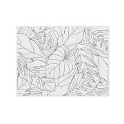 Коврик для сушки посуды из микрофибры, 38х50 см, «ТРОПИКИ», 300 г/м2, BOOMHOUSE (БУМХАУС), 701147