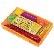 Касса цифр и счетных материалов ЮНЛАНДИЯ «ЛЁГКИЙ СЧЁТ», 132 элемента, пенал, 104751