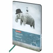 Блокнот А5 (143x210 мм), BRAUBERG VISTA «Spirit», под кожу, гибкий, 80 л., 112084