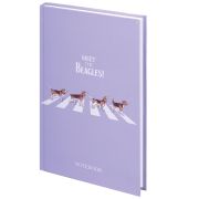 Блокнот А5 134х206 мм, 80 л., твердый, клетка, выборочный лак, STAFF, «Beagles», 114424