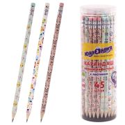 Карандаш чернографитный ЮНЛАНДИЯ «СОВУШКА», 1 шт., HB, с ластиком, корпус ассорти, 181772