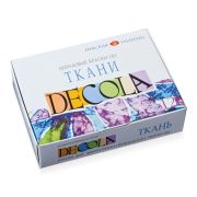 Краски по ткани акриловые «Декола», 12 цветов по 20 мл, в баночках, Невская Палитра, 4141216