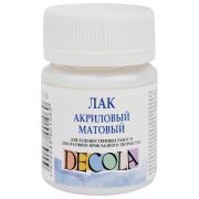 Лак акриловый матовый «Декола», 50 мл, в банке, Невская Палитра, 5828921