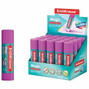 Клей-карандаш ERICH KRAUSE «Magic», 15 г, обесцвечивающийся после высыхания, 4446
