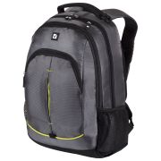 Рюкзак BRAUBERG DELTA универсальный, 2 отделения, серый, «Lime insert», 49х33х18 см, 225293