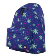 Рюкзак BRAUBERG СИТИ-ФОРМАТ универсальный, «Palm trees», разноцветный, 41х32х14 см, 228864