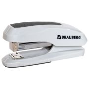 Степлер №24/6, 26/6 BRAUBERG «Extra», до 30 листов, серый, 229089