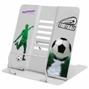 Подставка для книг и учебников ЮНЛАНДИЯ «Play Football», регулируемый наклон, металлическая, 237574