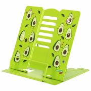 Подставка для книг и учебников BRAUBERG KIDS «Avocado», регулируемый угол наклона, металл, 238052