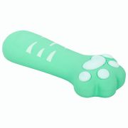 Пенал-косметичка ЮНЛАНДИЯ на молнии, силикон, «Paw Mint», мятный, 20х7 см, 270056