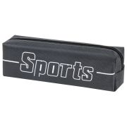 Пенал BRAUBERG, 1 отделение, полиэстер, «Sport», серый, 19х4х6 см, 270268