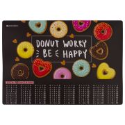 Настольное покрытие BRAUBERG, А3+, пластик, 46x33 см, «Donut», 270399