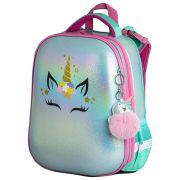 Ранец BRAUBERG SHINY, 2 отделения, с брелком, «Magic unicorn», 38х28х14 см, 270694