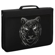 Папка на молнии BRAUBERG А4 с ручкой, с органайзером, 1 отделение, «Tiger», 271449