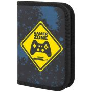 Пенал ПИФАГОР, 1 отделение, полиэстер, 19х13 см, «Game Zone», 271511
