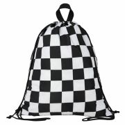Мешок для обуви BRAUBERG большой удобный с ручкой, 51х41 см, «Black and White», 271595
