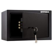 Сейф мебельный BRABIX «SF-200KL», 200х310х200 мм, ключевой замок, черный, 291144, S103BR211114