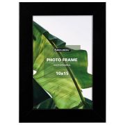 Рамка 10х15 см небьющаяся, багет 20 мм, МДФ, BRAUBERG «William», черная, 391266