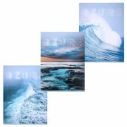 Тетрадь А4, 80 л., STAFF «Basic», скоба, клетка, офсет №2 ЭКОНОМ, обложка картон, «Ocean», 404044