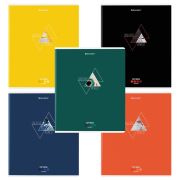 Тетрадь А5, 48 л., BRAUBERG, скоба, клетка, глянцевый лак, «Smart» (микс в спайке), 404345