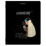 Тетрадь предметная «СИЯНИЕ ЗНАНИЙ» 48 л., глянцевый УФ-лак, ЛИТЕРАТУРА, линия, BRAUBERG, 404528